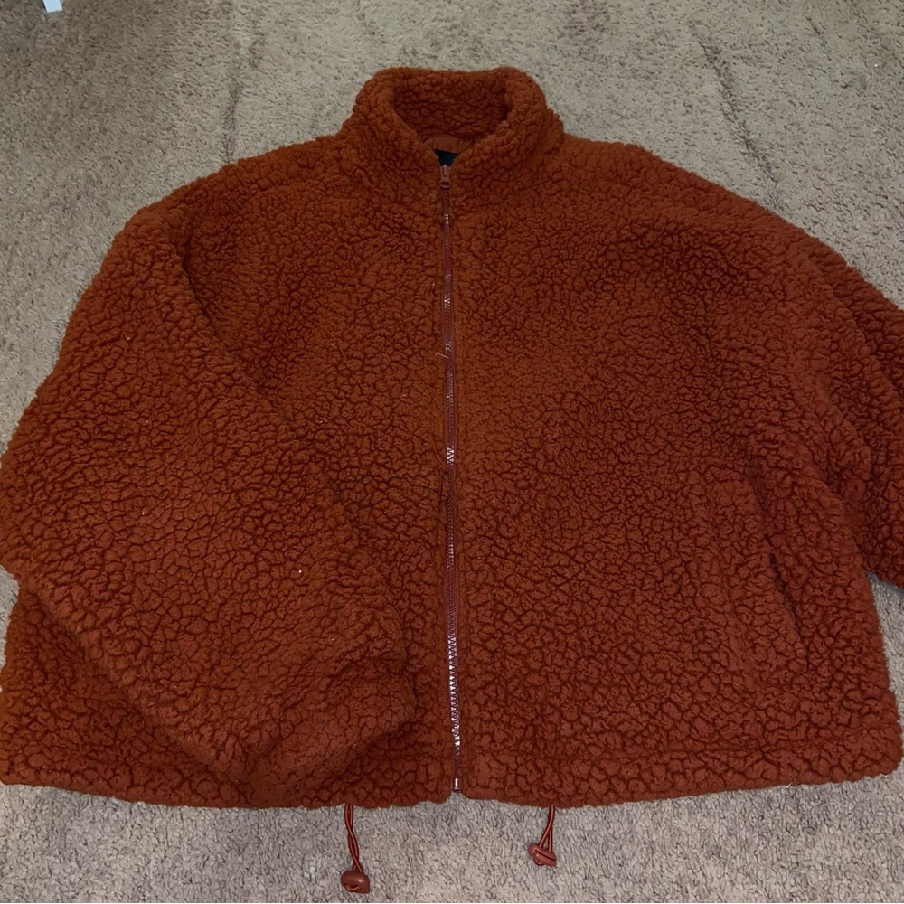 Burnt orange sherpa
